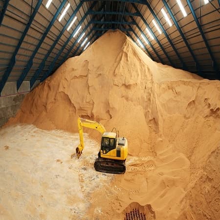 Warehouse — bulk staging and sampling