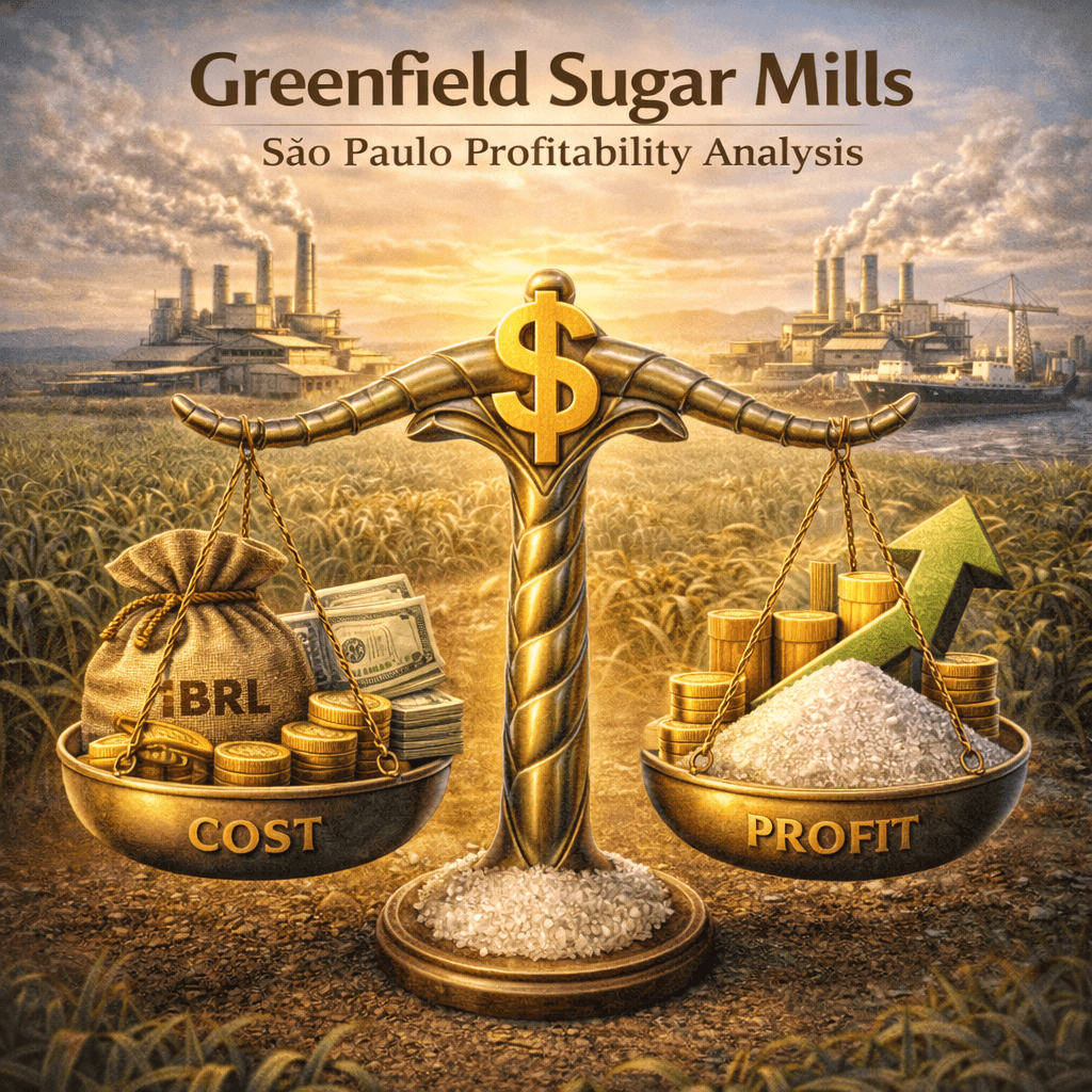 Sugar Mill Unit Economics in São Paulo: The Margin Stack From Cane to FOB